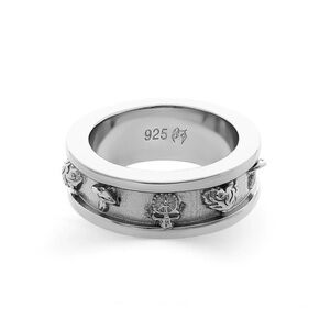 Hard Jewelry Psychedelic Love Ring Size 11